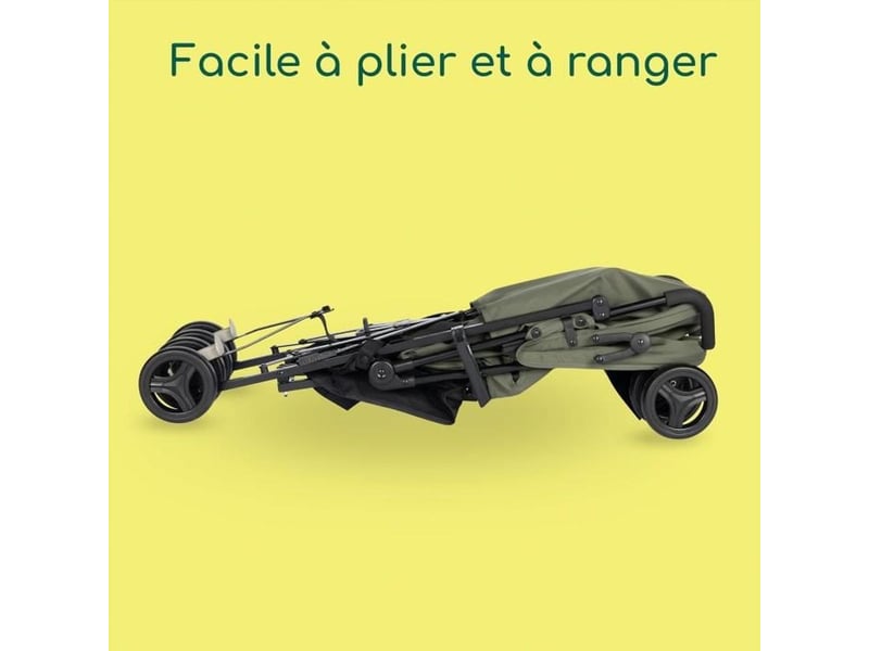  Poussette canne compacte 4 roues rainbow vert 6 mois a 4 ans dossier multipositions 1131116210 - Conforama C