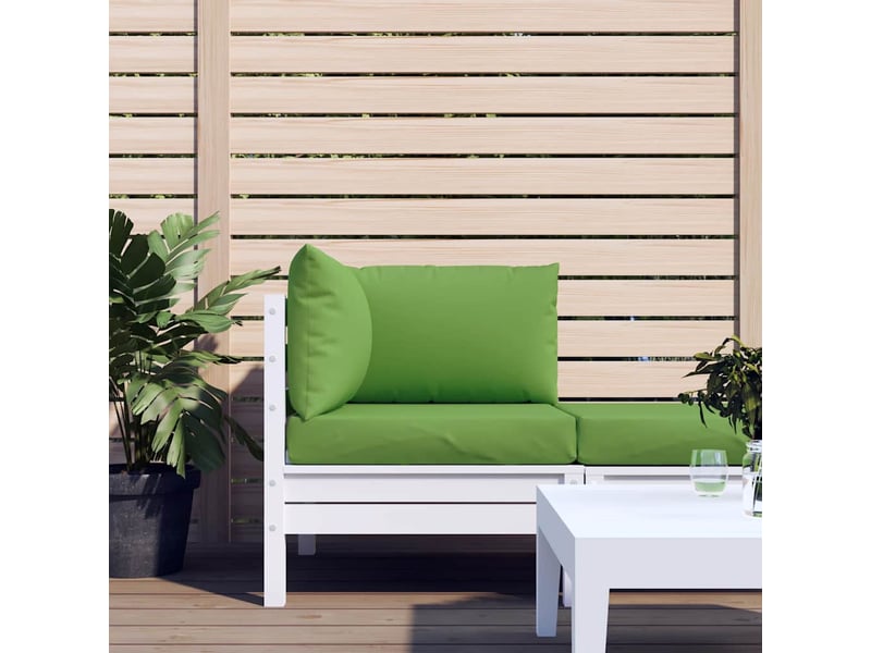  Lot de 3 coussins de palette, coussins de canapé vert mélangé tissu cf59721  - Conforama C