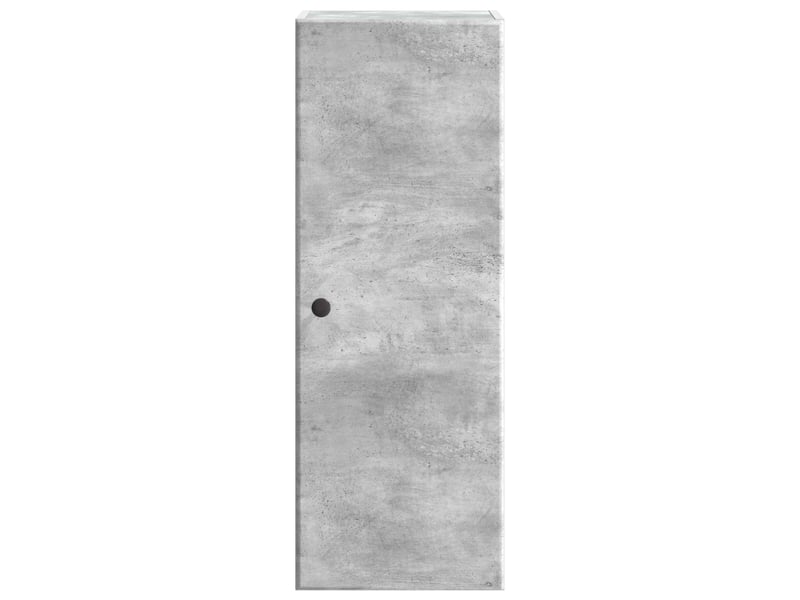  Armoire murale salon 33x34,5x90cm bois d'ingénierie gris béton shl1617  - Conforama D