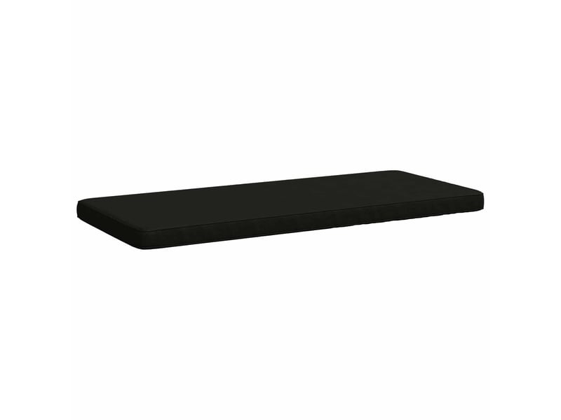  Lot de 2 coussins de banc, coussins d'assise vught 100 % polyester noir cf58025  - Conforama D