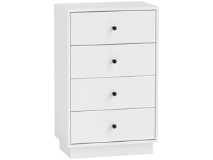 Buffet 0 porte(s) 4 tiroir(s) OKMYHOME - 47 cm coloris blanc