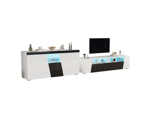 Meuble tv coloris bicolore 180 cm