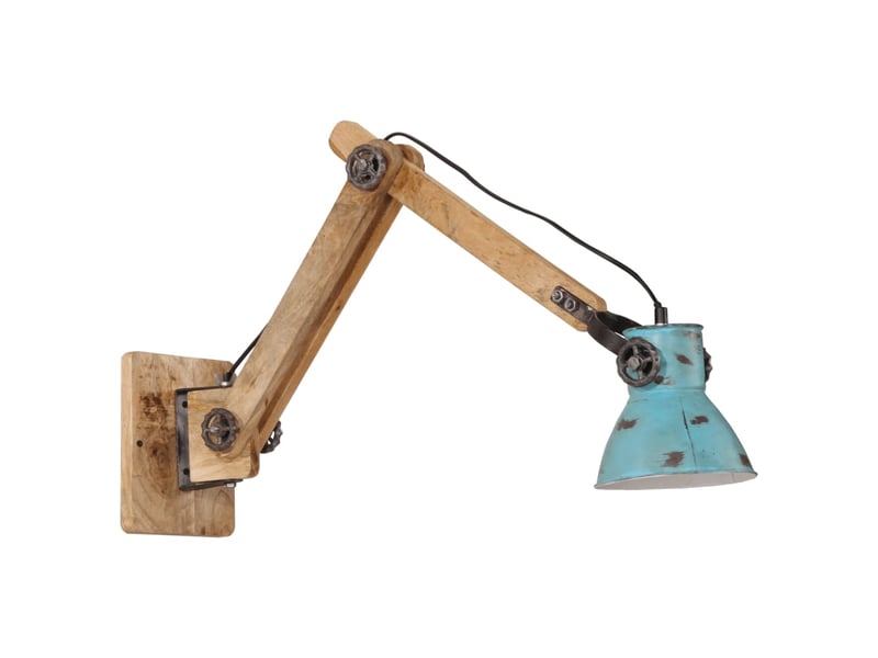  Lampe murale, applique murale 25 w bleu délavé 96x15x20 cm e27  - Conforama A