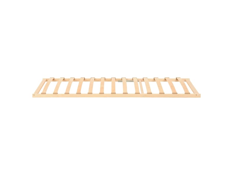 Lit simple- lit adulte - sommier à lattes marron 70 x 190 cm bois de hêtre massif - Conforama B