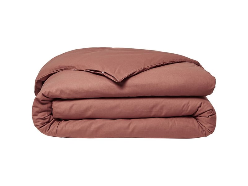  Housse de couette élégante terracotta 140x200 cm  - Conforama A