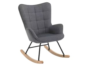 Fauteuil tv élégant à dossier haut, ergonomique, à bascule, lecture et détente
