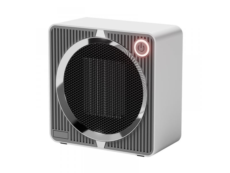  Chauffage électrique portable 500 w, mini chauffage ptc en céramique, silencieux et compact pour maison et bureau  - Conforama A