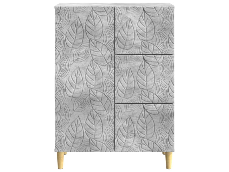  Buffet - bahut - meuble de rangement gris béton 66 x 34,5 x 90 cm bois d'ingénierie  - Conforama E