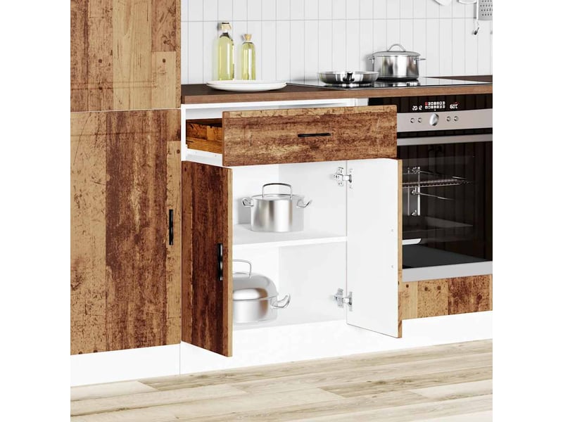 Meuble de rangement, armoire de cuisine porto vieux bois bois d'ingénierie shl5761 - Conforama C