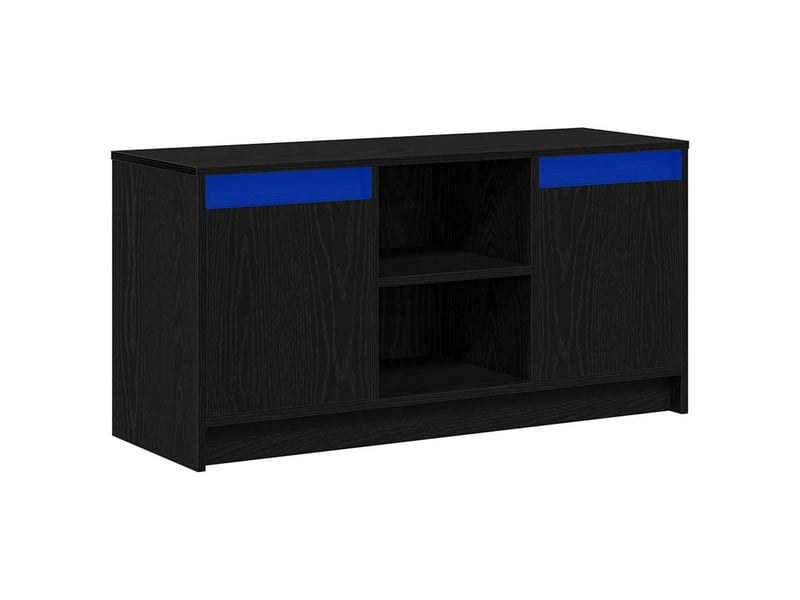 Meuble tv - unites tv 100 x 34 x 50 cm noir bois d'ingénierie - Conforama A