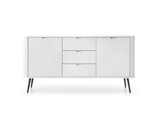 Buffet 2 porte(s) 0 tiroir(s) LOUNGITUDE VELINA - 168 cm coloris blanc