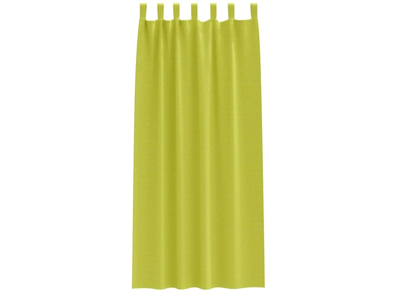  Lot de 2 rideaux occultants, rideaux black-out avec anneaux vert 245 x 140 cm cf44816  - Conforama D