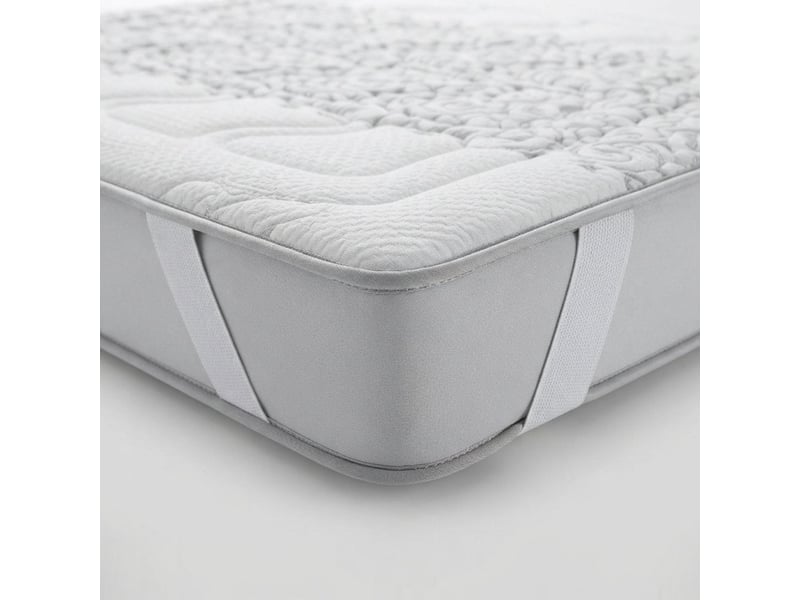 Surmatelas visco luxury gel - visco gel + supersoft 3 cm, 11 zones et 4 élastiques ajustables 8435720054224 - Conforama C