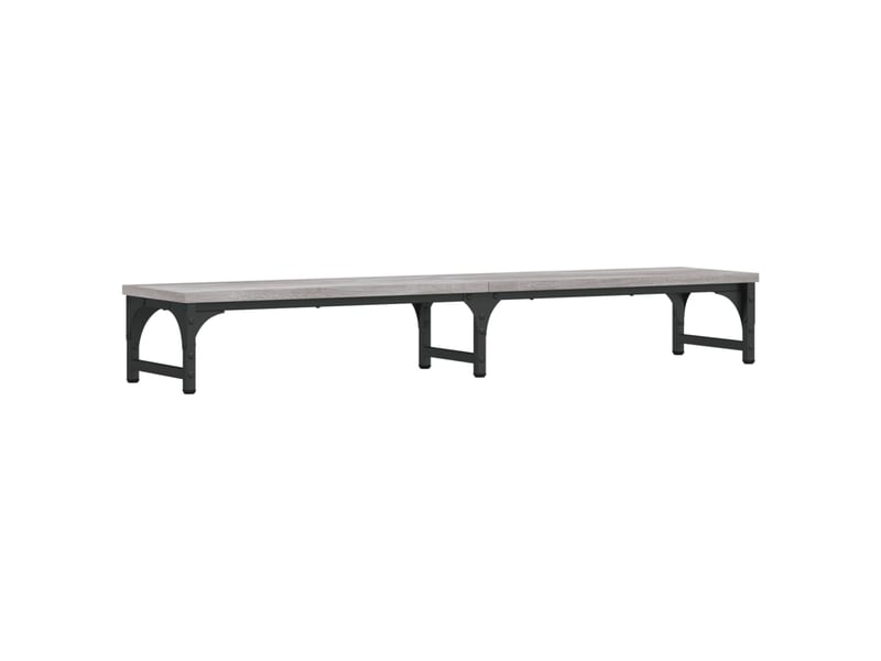  Support de moniteur table meuble bureau sonoma 105 x 23 x 15,5cm bois d'ingénierie gris 02_0044984  - Conforama A