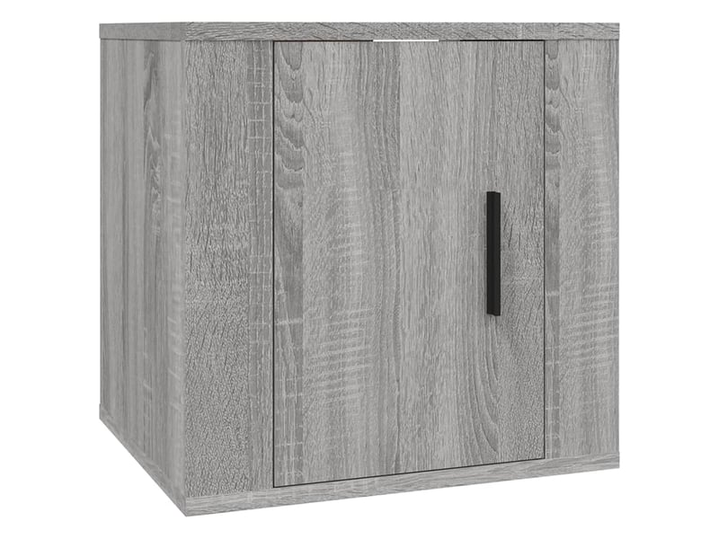  Meuble tv - banc tv - meuble de rangement mural sonoma gris 40x34,5x40 cm  - Conforama A