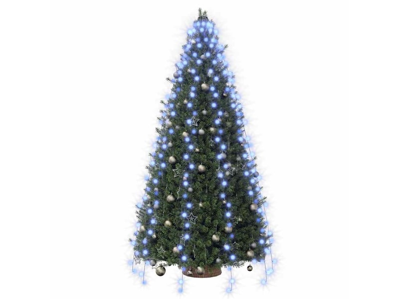  Guirlande lumineuse d'arbre de noël 300 led bleu 300 cm  - Conforama C
