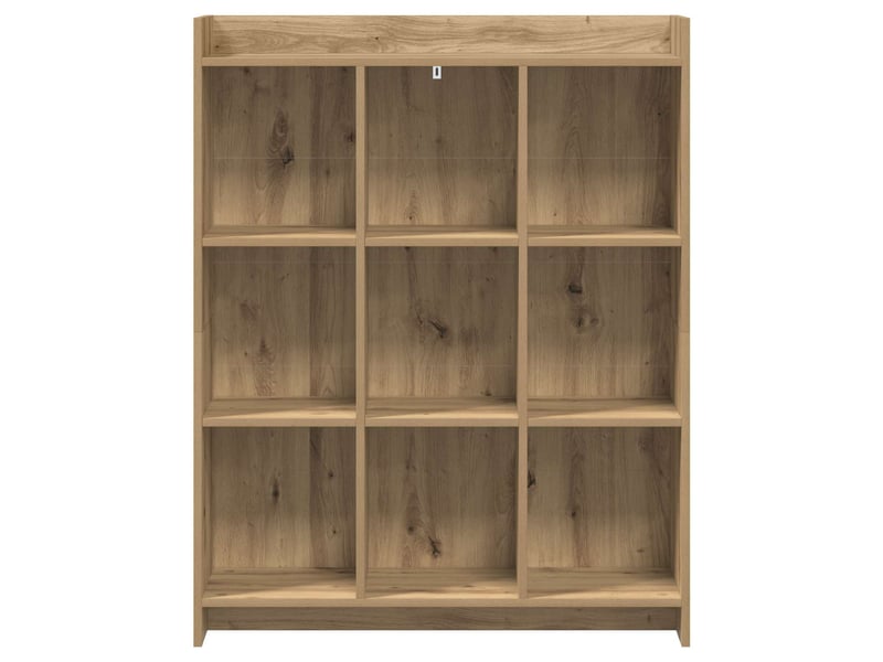  Bibliothèque 9 niveaux, armoire à livres 87,5 x 30 x 111 cm bois d'ingénierie  - Conforama D