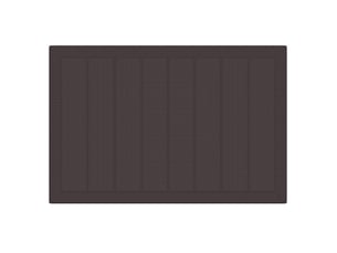 Ensemble de salle à manger de jardin 5 pcs marron rattan polt