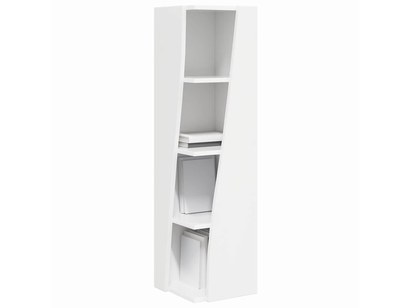  Meuble d'angle, meuble de rangement salon 27,5x27x102cm bois d'ingénierie  - Conforama C