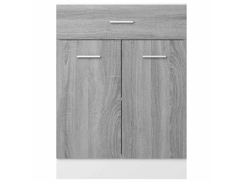 Armoire de cuisine, armoire à tiroirs lyon gris sonoma 60x46x81,5cm bois d'ingénierie - Conforama E