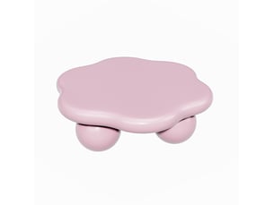 Table basse floral(e) coloris rose MODFU - 79 cmx79 cm
