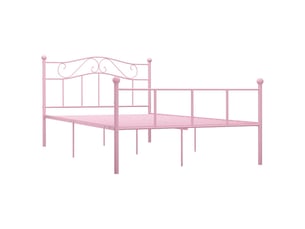 Lit 2 places 140x200 cm    coloris rose