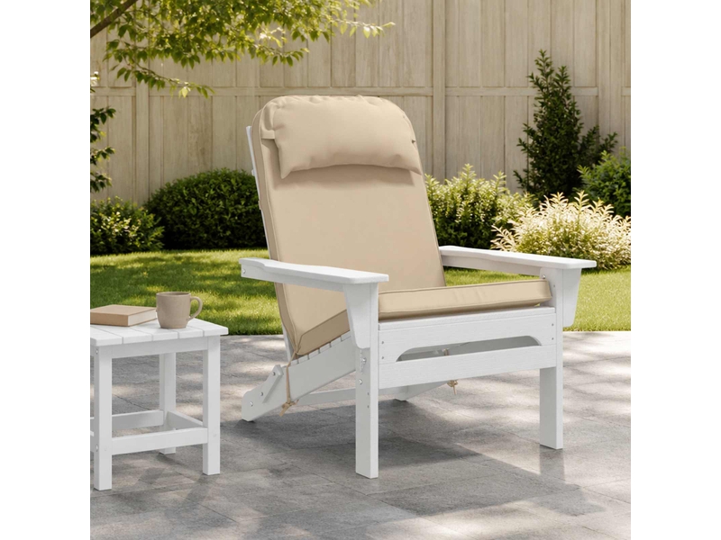  Coussin de transat ensoleillé, coussin pour bain de soleil 100 % polyester crème cf55993  - Conforama B
