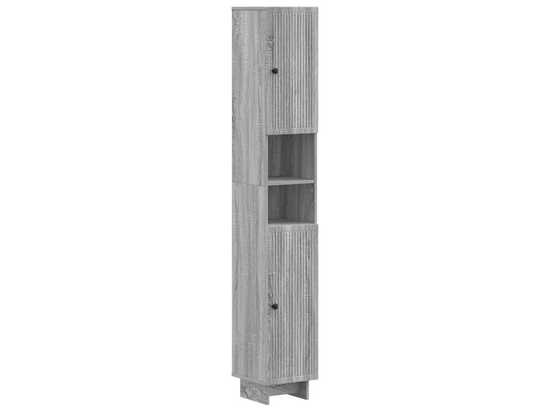 Ensemble de meuble de salle de bain 3 pièces ede sonoma gris cf63427 - Conforama C