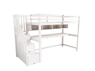 Lit superposé 90x200 cm DESMIU 4071298221916 coloris blanc