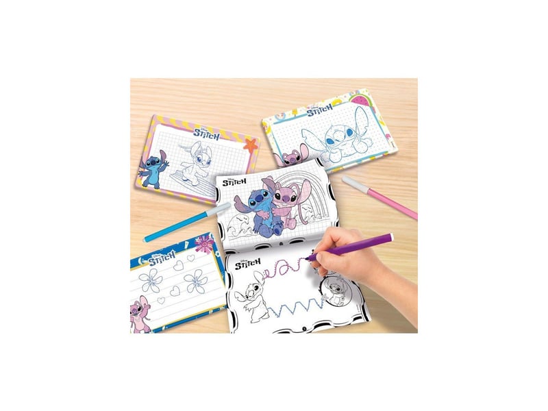  Studio de dessin stitch lisciani giochi avec ardoises effaçables et feutres LIS8008324117505 - Conforama D