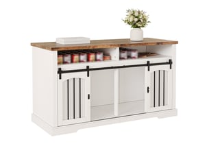 Meuble tv coloris bicolore 153 cm <strong>VIVRYN</strong> <strong></strong>