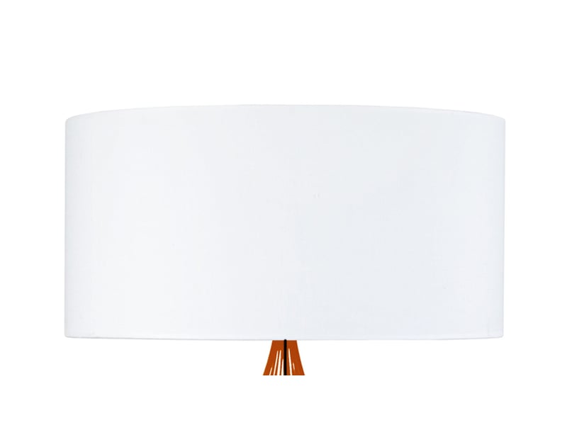  Lampadaire tissu cylindre pagoda beige d60 cm 51250 - Conforama C