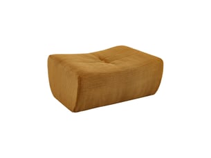 Pouf / repose pied   jaune