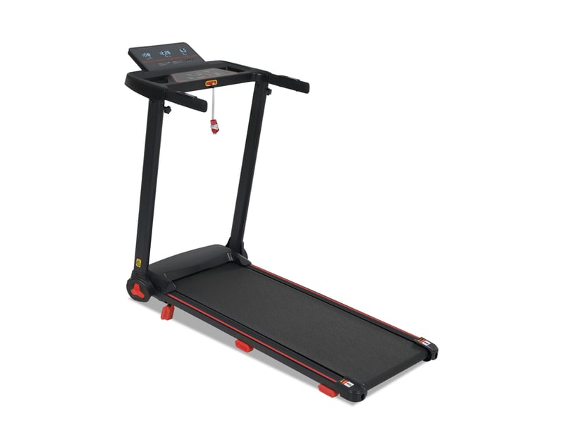  Tapis de course pliable 3 cv, 14 km/h, inclinaison 8 %, bluetooth, 12 programmes  - Conforama A