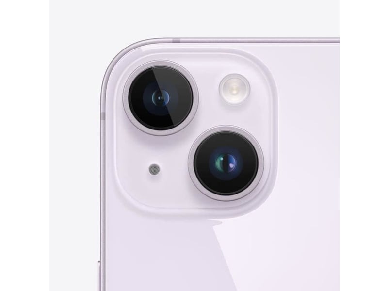  Smartphone iphone 14 reconditionne 128gb violet double capteur photo led  - Conforama D