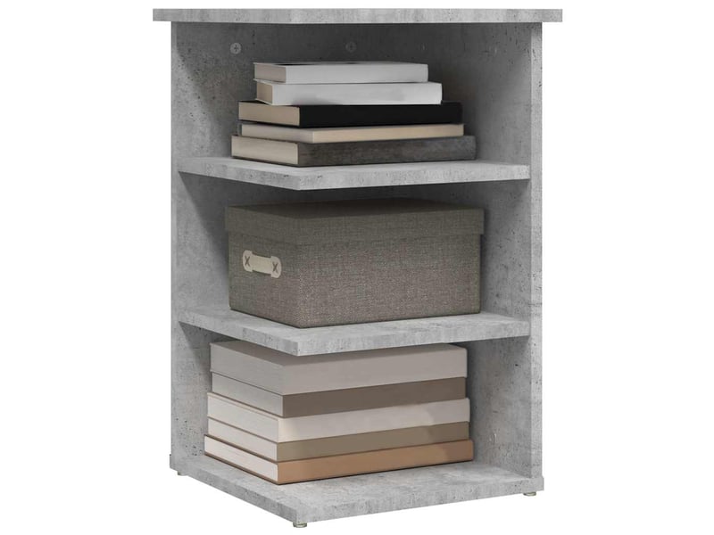  Buffet - armoire latérale gris béton 35x35x55 cm aggloméré  - Conforama D