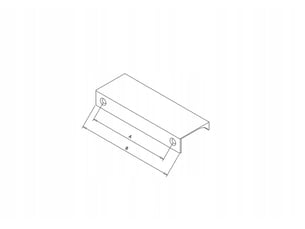 Profil de panier de meuble chromé ua06 50cm, 480500mm.