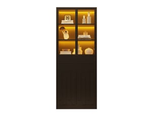 Vitrine coloris noir <strong>WISHDOR</strong> <strong></strong> - 70 cmx180 cm