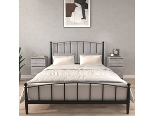 Lot de 2 table de chevet, table de nuit sonoma gris 40x35x70 cm shl2922