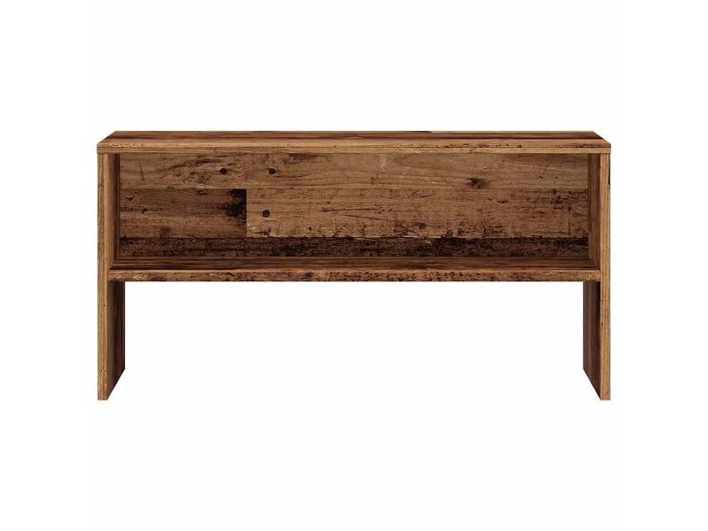  Meuble tv - banc tv - meuble de rangement vieux bois 80x40x40 cm bois d'ingénierie  - Conforama D