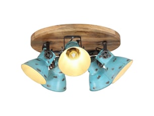 Plafonnier, lampe plafond 25 w bleu délavé 50x50x25 cm e27