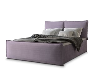 Lit avec rangement 160x200 cm <strong>MASSENO</strong> <strong></strong> coloris rose