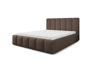 Lit coffre 200x200 cm MASSENO coloris marron