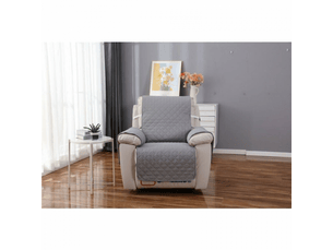 Housse de chaise - gris 55 x 200 cm housse fauteuil relax 1 place, housse de canapé protecteur inclinable imperméable pour chambre