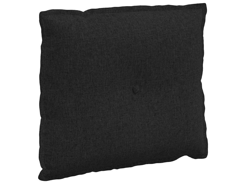Coussin de dos, coussin de dossier noir 60 x 19 x 50 cm tissu cf54842 - Conforama A