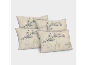 Coussin décoratif déhoussable pour canapé 50x30 trysil