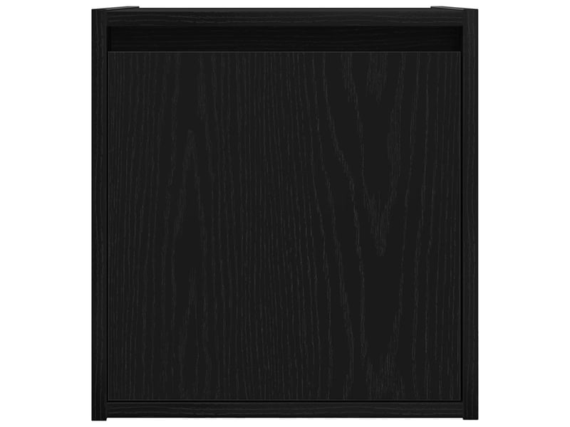  Table de chevet - cabinet de chevet - table de nuit murale noir 38x34x40 cm  - Conforama E