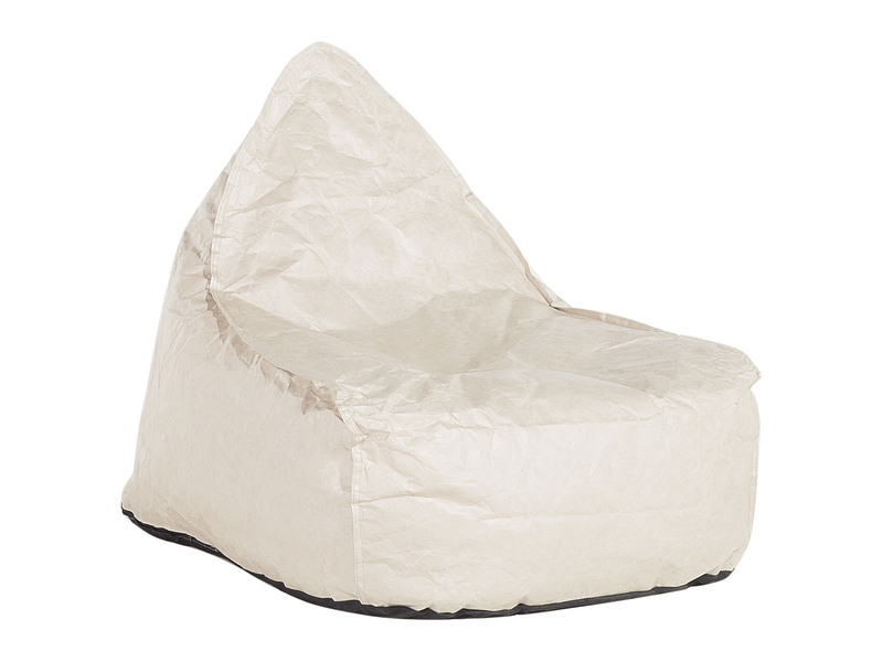  Housse de pouf drop 63 cm 75 cm gris clair  - Conforama A