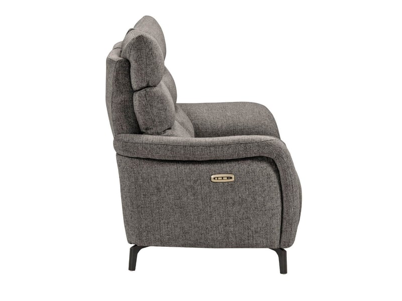  Canapé 2p relax électrique tissu gris - varenne VARENNE - Conforama E