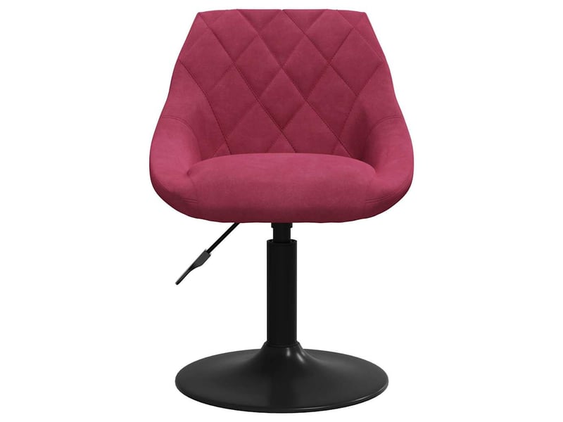  Tabouret de bar, chaise de bar rouge bordeaux velours shl96718  - Conforama C
